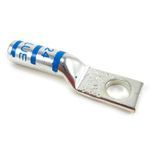 Color-Keyed® 54905BE 54900 1-Hole Compression Lug, 6 AWG Copper Conductor, Die Code: 24, 1/4 in Stud, Copper