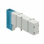 SMC® SY7100-5U1 SY7000 Single Non-Polar Solenoid Valve With Light/Surge Voltage Suppressor, 3/8 in Port, 0.1 to 0.7 MPa Pressure, 2 Positions