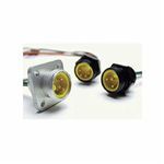 Brad® 130013-0534 Mini-Change® 5-Pole A-Size Single Ended Receptacle, 600 VAC/VDC, 8 A, Male Slot End, 1 ft Pigtail Blade End