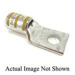 Color-Keyed® 58163 58100 1-Hole Compression Lug, 4/0 AWG Copper Conductor, Die Code: 62, 3/8 in Stud, Copper
