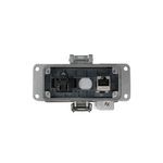 GracePort P-R33-F3R0 PANEL INTERFACE CONNECTOR WITH SHIELDED RJ45, PANEL MOUNT HOUSING, UL TYPE 4, SIMPLEX OUTLET, NO CB