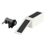 Brady® BMP® 71 TLS 2200® PTLEP-176-593-BK Raised Panel Rectangular Pushbutton Label, 1 in W, Black Legend/Background, B-593 Polyester