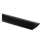 PREMISE WIRING FT4BK25 Flexible Large Non-Metallic Cable Cover, 25 ft L x 3-1/4 in W x 1.1 in H, PVC, Black