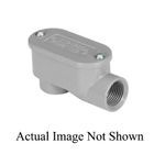 Bridgeport® 1027 Type LB Service Entrance Conduit Body, 1 in Hub, 10.8 cu-in Capacity, Aluminum, Enamel Coated