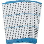 Brady® Porta-Pack® PWM-8 Refill Page, Black/White Legend/Background, B-500 Vinyl Cloth