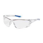 Bouton® Optical® 250-32-0020 Recon™ 250-32 Dual Lens Safety Glasses, Anti-Fog, Clear Lens, Rimless Frame, Glossy Black, Polycarbonate Frame, Polycarbonate Lens, ANSI Z87.1+, CSA Z94.3