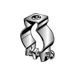 Minerallac Traditional® 0B 3-Hole Conduit Hanger, For Use With 1/2 in EMT and 3/8 to 1/2 in Rigid/IMC Conduits, Steel, Zinc Plated