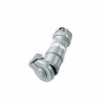 Killark® VPR6455 Versamate Metallic Pin and Sleeve Inlet, 600 VAC, 250 VDC, 60 A, 4 Poles, 4 Wires, Gray