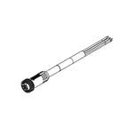 Molex® 1300070076 Mini-Change® 130007 B-Size Single End Cordset, 1-16 UN Connector, Straight Female x Pigtail Connector, 12 ft Cable Length, 7 Pole, 1 Keyway