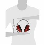 Howard Leight by Honeywell QM24PLUS Ultra Lightweight Hearing Protector, 25 dB Noise Reduction, Black/Red, Specifications Met: ANSI S3.19-1974