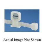 Panduit® LPMS-S8-M Low Profile Cable Tie Mount, 2-Way, Threaded Mount, 0.19 in W Max, Nylon, Natural