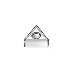 Kennametal® 5698117 Screw-On Turning Insert, TCMT Insert, 2151 Insert, Triangle Shape, Neutral Cutting Direction, Carbide, Manufacturer's Grade: KCP25B
