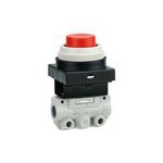 SMC® VM132-M5-08A VM100 Mechanical Valve, M5 x 0.8 Nominal, -100 kPa to 1 MPa Pressure, 0.1 Cv Flow Rate, 2 Positions