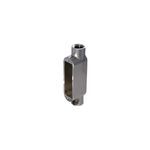 Calbrite™ S61000CE00 Type C Conduit Body, 1 in Hub, 13 cu-in, Stainless Steel