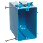 Carlon® B122A-UPC New Work Outlet Box, PVC, 22 cu-in Capacity, 1 Gang