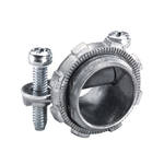Bridgeport® 650-DC2 Strap Conduit Connector, 3/8 in Trade, For Use With Non-Metallic Cable, Die Cast Zinc, Ball Burnished/Mirror Smooth