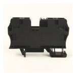 Rockwell Automation Spring Clamp Terminal Block,One-Circuit Feed-Through Block,10 mm (# 22 AWG - # 8 AWG),Standard Feedthrough,Black,