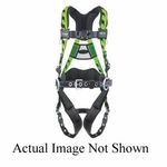Miller® by Honeywell AirCore™ ACA-QC-BDP/UBL Full Body Harness With Aluminum Hardware, L/XL, 400 lb Load, Polyester Web Hardware, Blue