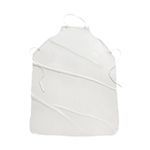 PIP® UUW-45 Bib Apron With Ties, White, Vinyl, 45 in L