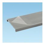 Panduit® C1IB6-F Type C Wiring Duct Cover With Protective Film, 6 ft L x 1-1/4 in W x 0.35 in H, PVC, Intrinsic Blue
