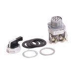 Rockwell Automation 800T-H17A2 Non-Illuminated Selector Switch, 30.5 mm, 2NO Contact Configuration, Knob Lever Operator, White