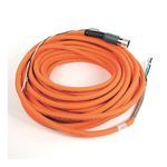 Rockwell Automation SpeedTEC Cable, Motor Power With Brake Wires, SpeedTec DIN Connector, Drive-end, Flying-lead, 14 AWG, Standard (Non-Flex), 25 Meters