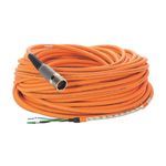 Rockwell Automation SpeedTEC Cable, Motor Power With Brake Wires, SpeedTec DIN Connector, Drive-end, Flying-lead, 16 AWG, Continuous-Flex, 40 Meters