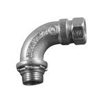 O-Z/Gedney 8050W Concretetight Compression Connector, 1/2 in Trade, For Use With: EMT Conduit, Malleable Iron, Electroplated Zinc