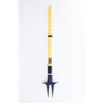 Banner Stakes PL4019 PLUS Yellow Plastic Stake (Pack of 5), Includes: 5 PLUS Stanchions with removable spikesSuitable for Indoor/Outdoor Use