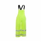 Tingley Icon™ O24122-XL Breathable Waterproof Bib Overall, XL, Lime, Polyester/Polyurethane, 31 in Inseam Length