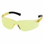Pyramex® S2530SN Mini Ztek® Economical Unisex Protective Glasses, Scratch-Resistant Lens Coating, Amber Lens, Wraparound Frame, Amber Frame, Polycarbonate Frame, Polycarbonate Lens, Specifications Met: ANSI Z87.1-2010