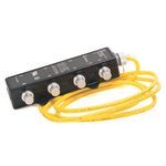 Allen-Bradley 1485P-P8T5-T5-EF DeviceNet DeviceBox,  Thick Round Media  Epoxy Filled,  Cable Gland/Terminal Strip,  8 Port,  Standard