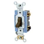 Leviton® 1203-2 3-Way Extra Heavy Duty Toggle Switch, 120/277 VAC, 15 A