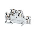 Allen-Bradley 1492-PD3C-G Terminal Block,  Push in connection,  IEC,  Double Level Connected,  Feed Through,  2.5mm,  Single Level,  4 Connection Points,  Green,  Package Qty 50