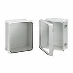 Hoffman J-Series CHJ1816HWPL2LG HJ Series Overlapping Flat Clear Cover, 17.81 in L x 15.81 in W x 8.86 in D, For Use With Enclosure, Fiberglass