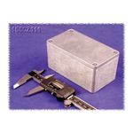 Hammond® 1550Z111 Thick Wall Watertight Wall Mount Enclosure, 4.54 in L x 2.58 in W x 1.97 in D, NEMA 1/4/4X/12/13, Die Cast Aluminum
