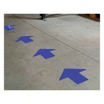 Brady® BradyGlo™ 93275 Arrow Shaped Non-Reflective Floor Marking Tape, 3 in L x 3 in W, Glow, B-324 Polyester