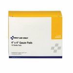First Aid Only® 3-300 Sterile Gauze Pad, 4 x 4 in