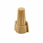 NSI Easy-Twist™ WWC-T-B Flame-Retardant Twist-On Wire Connector, Swept Back Wing Shell Style, Fixed/Square Wire Spring, 22 to 8 AWG Wire, Aluminum/Copper Wire, Thermoplastic