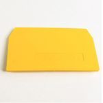 Rockwell Automation End Barrier, Yellow, Qty. 50