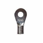 Scotchlok™ 051128-58693 Standard Ring Terminal, 8 AWG Conductor, 0.95 in L, Brazed Seam Barrel, Electrolytic Copper, Metal