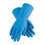 Assurance® 50-N092B/S Lightweight Chemical-Resistant Gloves, S, Ambidextrous Hand, Nitrile, Blue, Unlined Lining, 13 in L, Resists: Abrasion, Chemical and Puncture, Unsupported Support, Straight Cuff, 8 mil THK