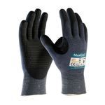 ATG® MaxiCut® Ultra™ 44-3445/XS High Performance Cut Resistant Gloves, XS, Nitrile with MicroFoam Grip Coating, Engineered Yarn/Fiber, Continuous Knit Wrist Cuff, Resists: Abrasion, Cut, Puncture and Tear, ANSI Cut-Resistance Level: A3