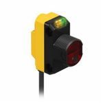 Banner Engineering World-Beam® QS18VP6LDQ5 QS18LD Photoelectric Sensor, Rectangular, 300 mm, Infrared Sensing Beam, 0.7 ms Response Time, PNP Output