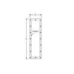 Hoffman AMOD8418FGK A34Y Foam Gasket Kit, For Use With NEMA 12 Modular Disconnect Enclosure, Rubber
