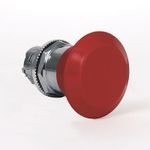 Rockwell Automation 800T-TFXJT6D2 Non-Illuminated Pushbutton With no Legend on Cap, no Guards on Terminals, 60 mm, 1NC Contact Configuration, Mushroom Head/Trigger Action/Twist Release Operator, Red