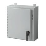 nVent HOFFMAN A48SA3810LPPL A25 Disconnect Enclosure With Handle, 48 in L x 38 in W x 10 in D, NEMA 12/13, Steel