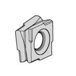 Kennametal® 1230809 Fix-Perfect™ 8-Cutting Edge Milling Insert, SPHX Insert, 1205 Insert, Solid Carbide, Manufacturer's Grade: KC725M, Square Shape, Material Grade: C5/C6/C7