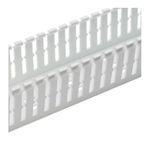 Panduit® F2.5X3WH6 Type F Base Wiring Duct, 0.2 in Slot, Narrow Slot, 2-1/2 in W x 3 in D, PVC
