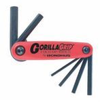 Bondhus® 12595 GorillaGrip® HF6M Key Set, 6 Piece, Protanium® Steel, ProGuard™ Black